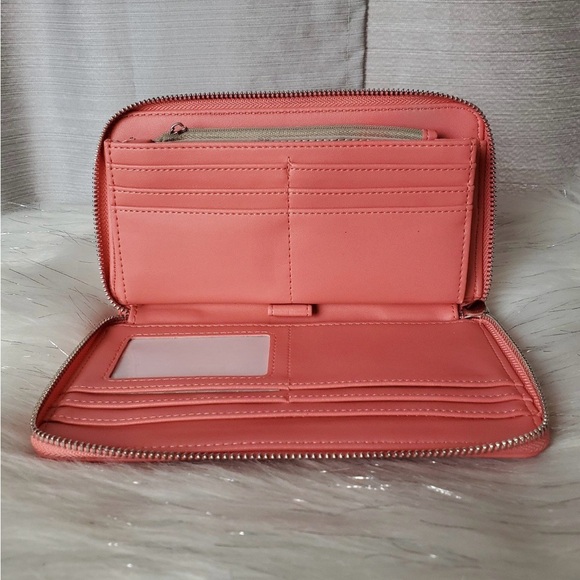 STEVE MADDEN ocean coral bwebber satchel and wallet set - Picture 9 of 11